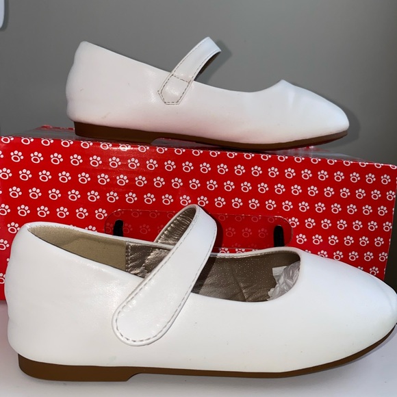Panda Ninja Susie Dress Mary Jane Ballet Flats Size:13 Color: White - Picture 5 of 7
